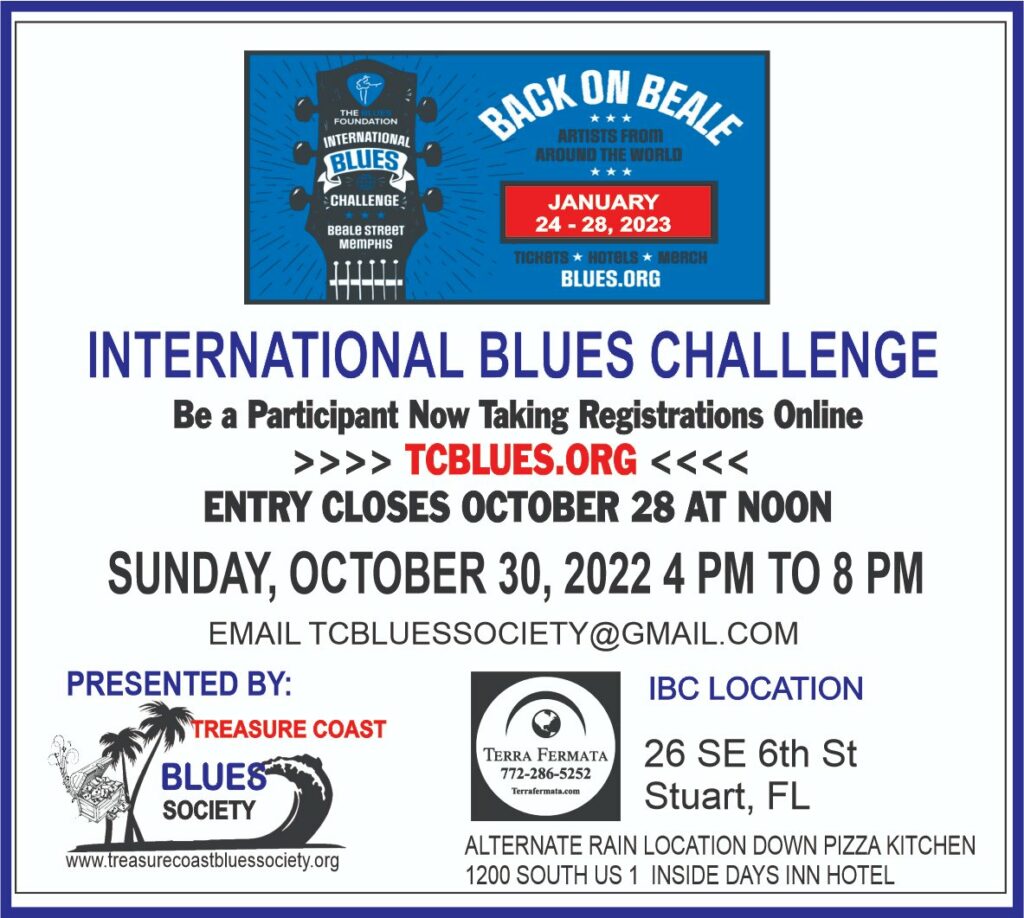 International Blues Challenge Treasure Coast Blues Society